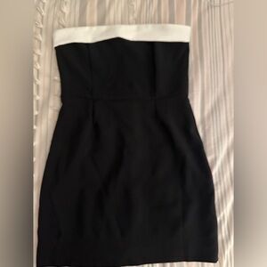 edikted black and white dress Edikted Women's Knit Back Slitted Maxi Dress